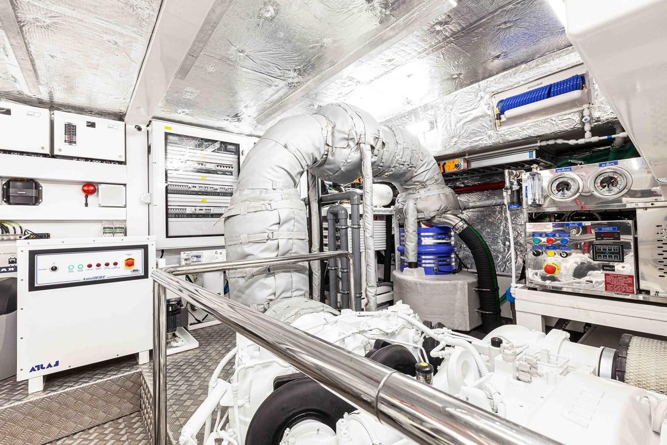 a machine in a factory aboard NEW EDGE Yacht for Sale