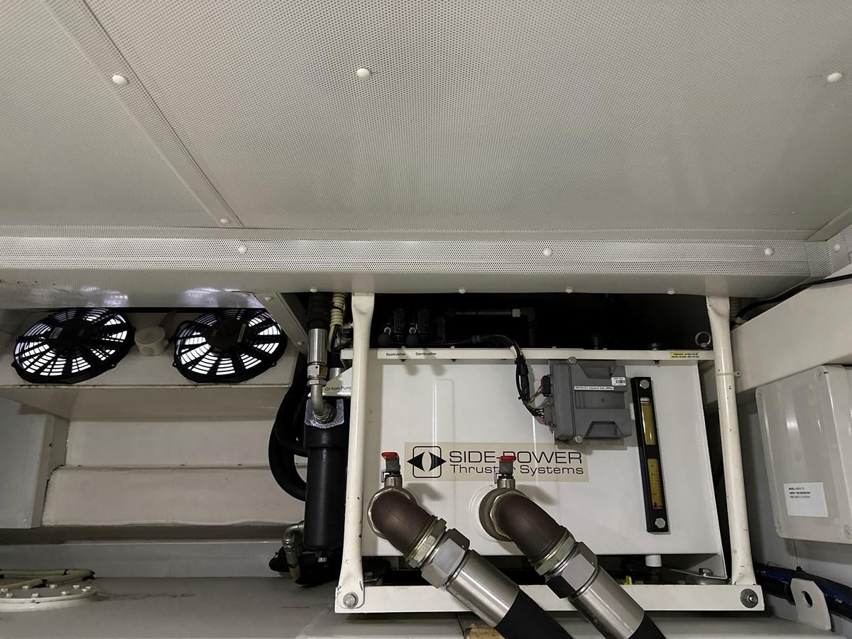 a close-up of a machine aboard SLINGSHOT Yacht for Sale