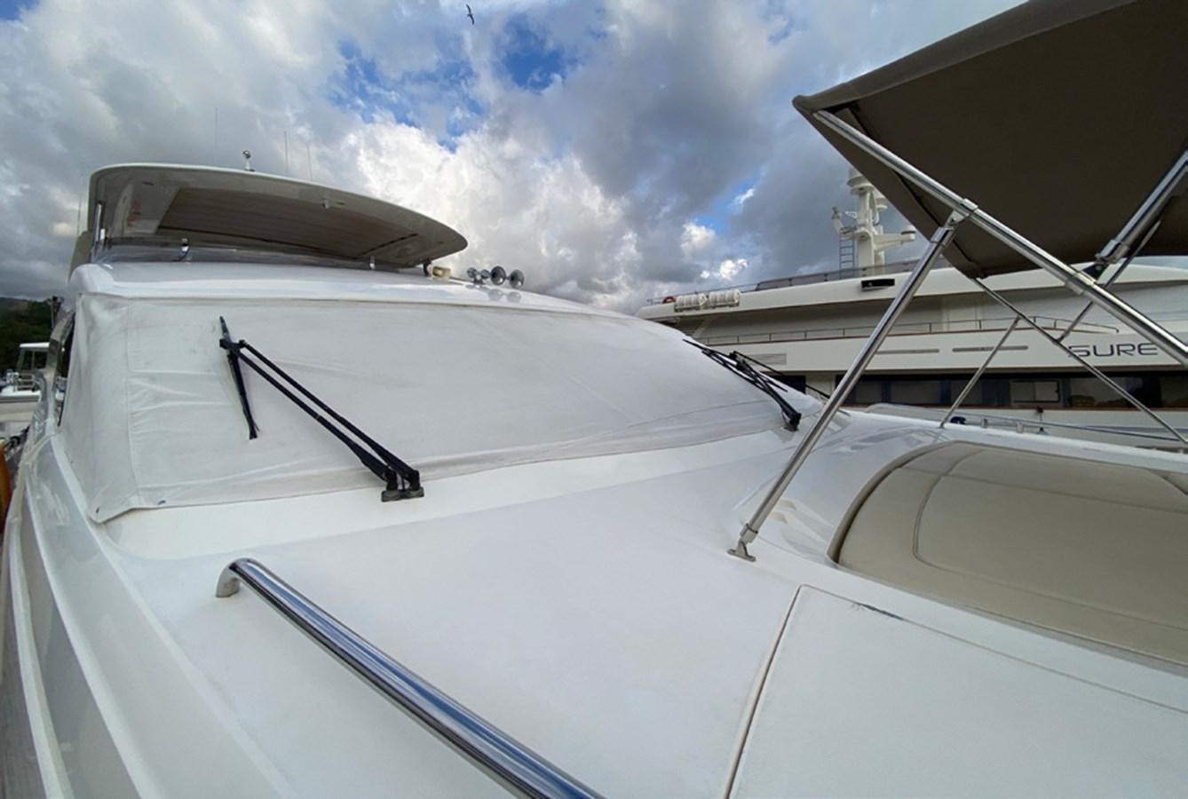 the front of a boat aboard SEZI MEGA Yacht for Sale