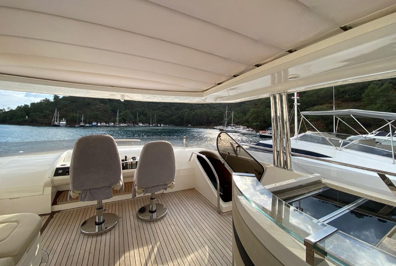 a boat with chairs and tables aboard SEZI MEGA Yacht for Sale
