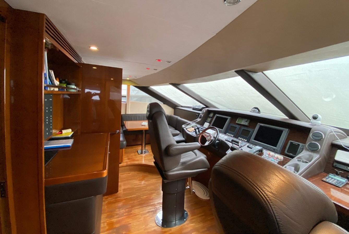 a room with a desk and a chair aboard SEZI MEGA Yacht for Sale
