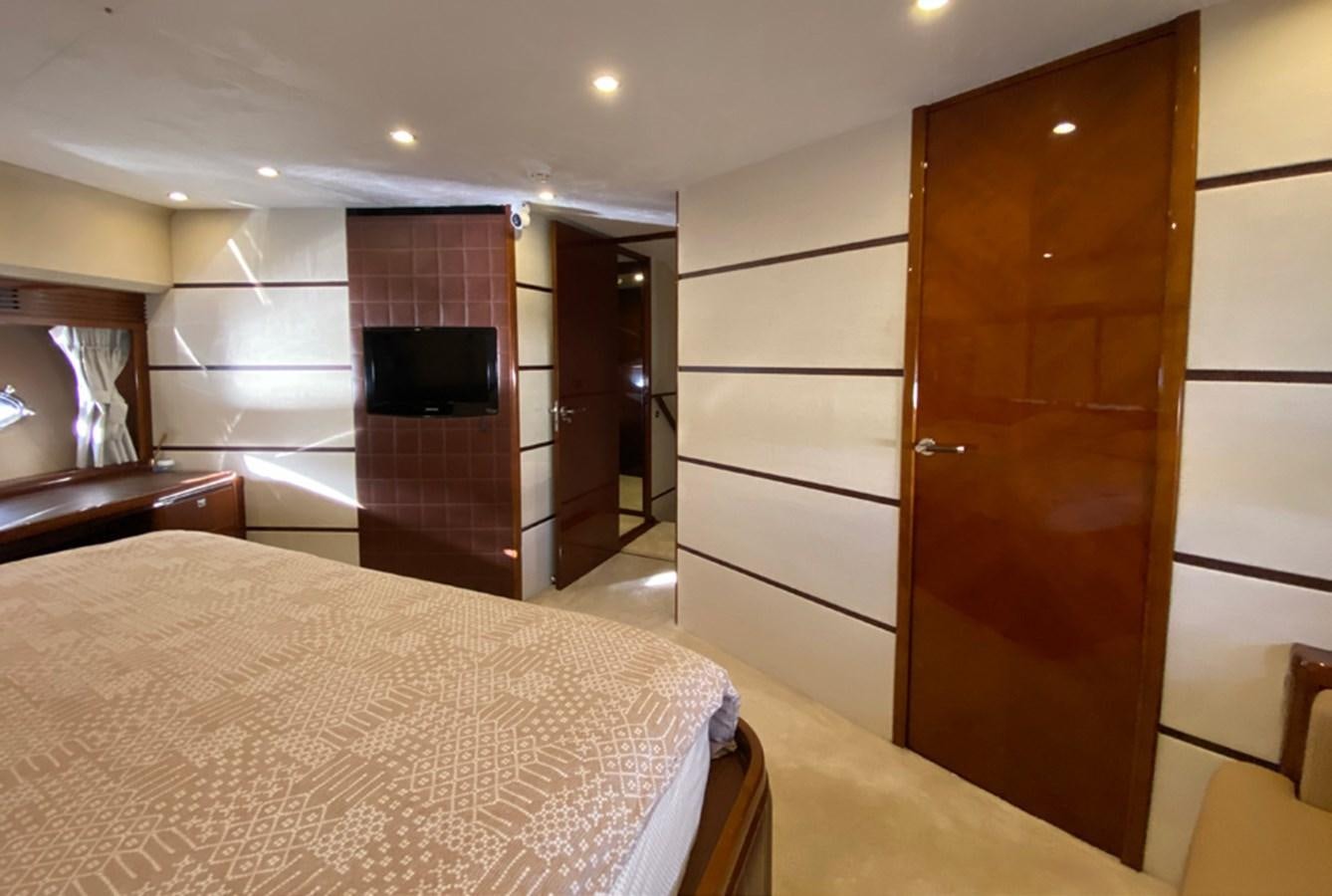 a hotel room with a bed aboard SEZI MEGA Yacht for Sale