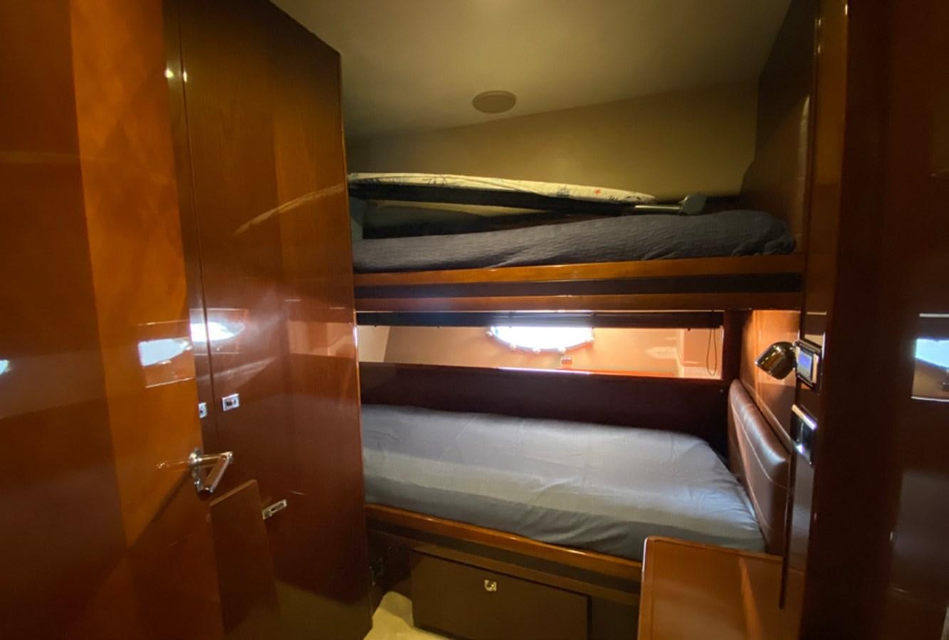 a wooden cabinet with a door open aboard SEZI MEGA Yacht for Sale