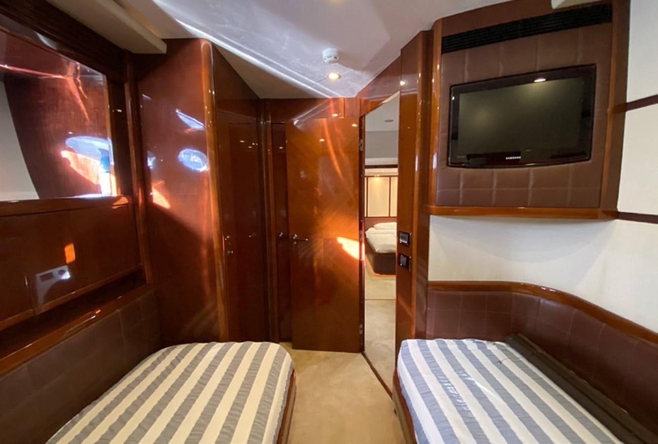a bathroom with a tv and a bathtub aboard SEZI MEGA Yacht for Sale