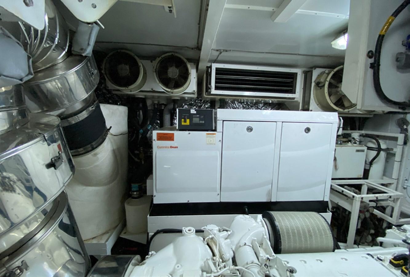 a machine in a room aboard SEZI MEGA Yacht for Sale