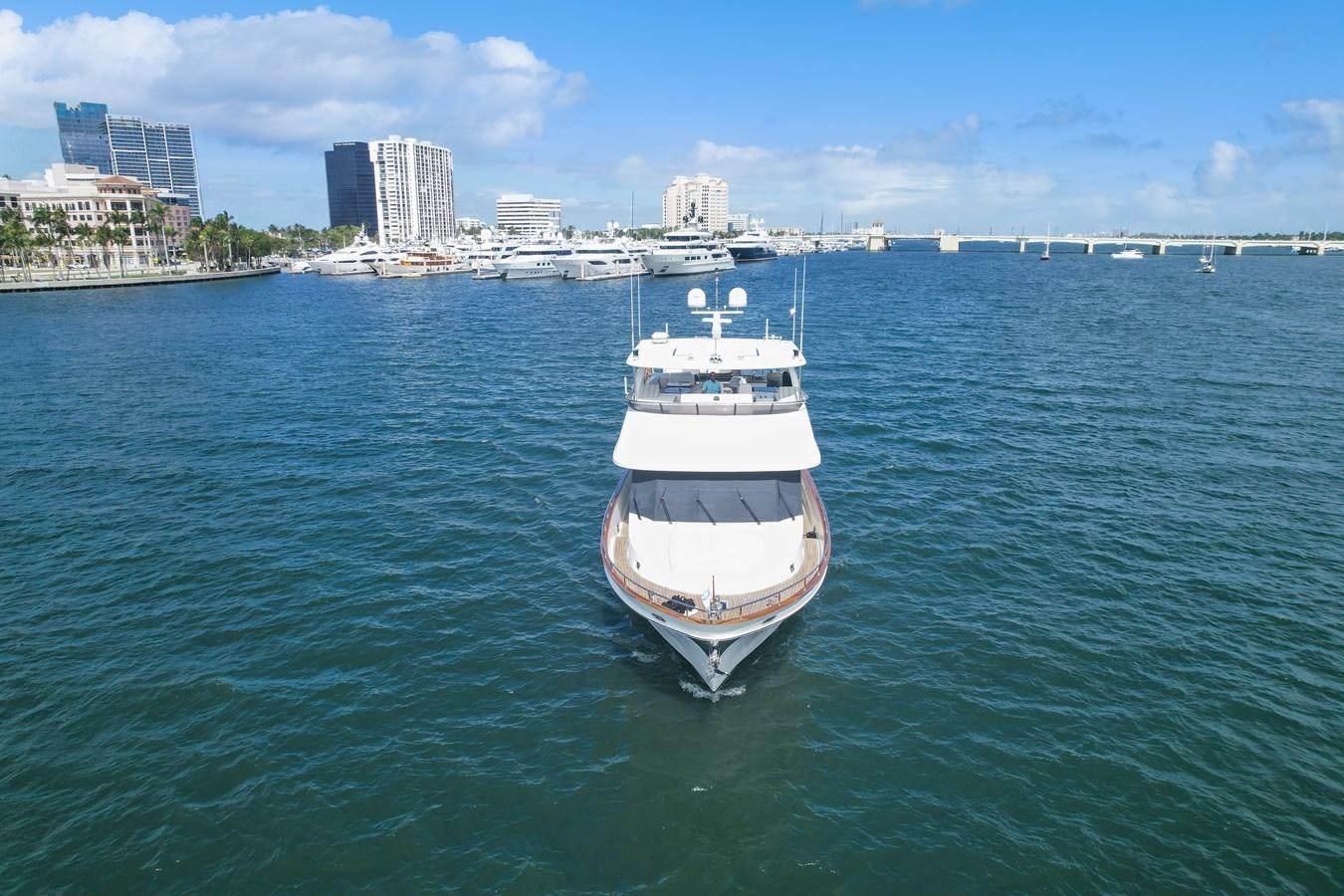 a boat in the water aboard O A Yacht for Sale