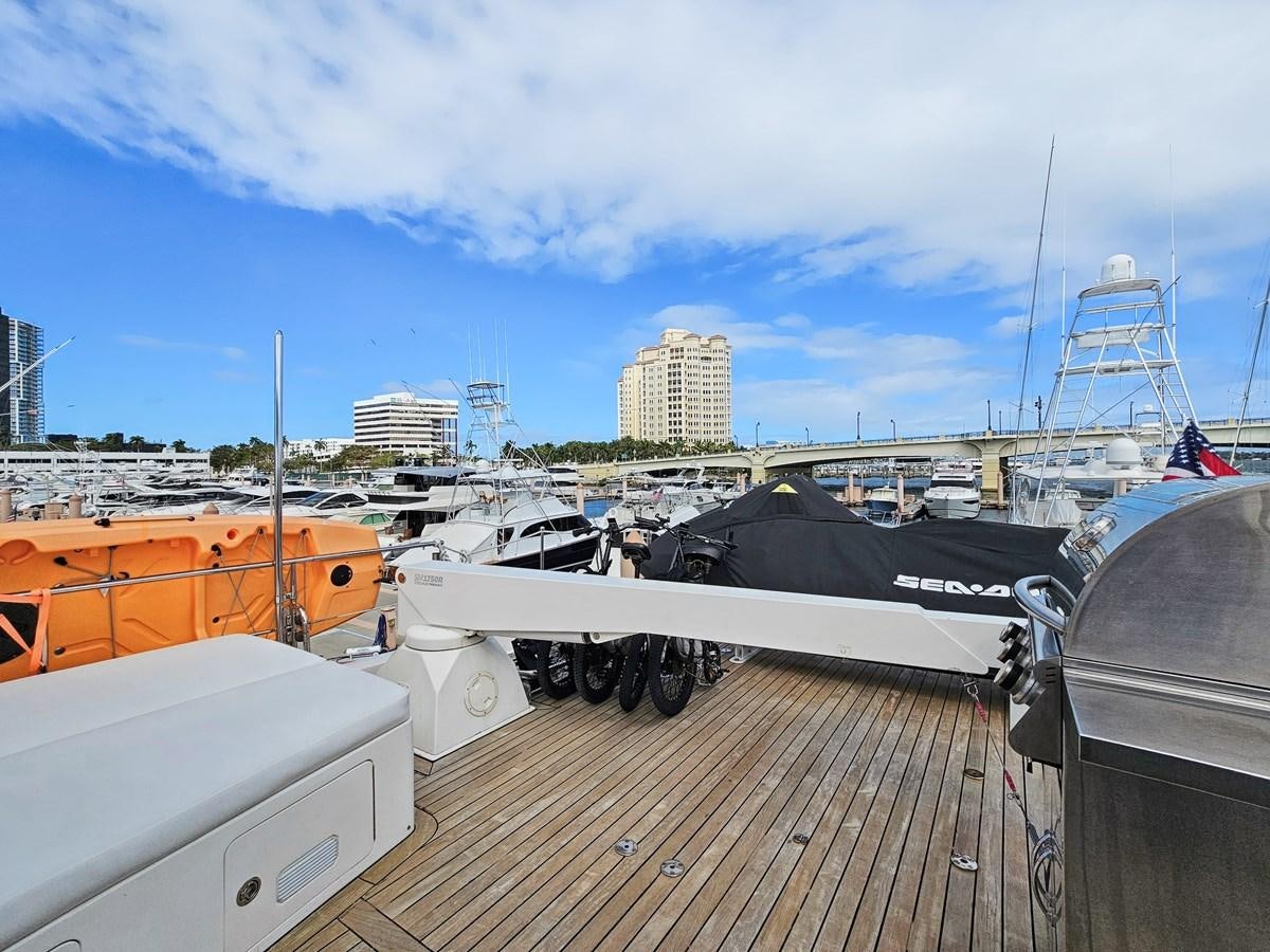 a boat on a dock aboard O A Yacht for Sale