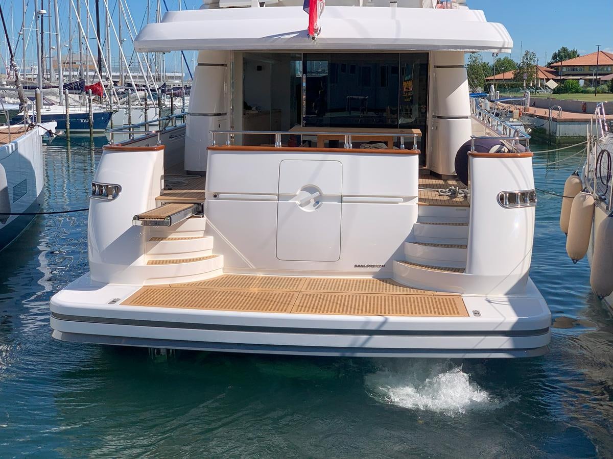 a boat in the water aboard ACCI Yacht for Sale