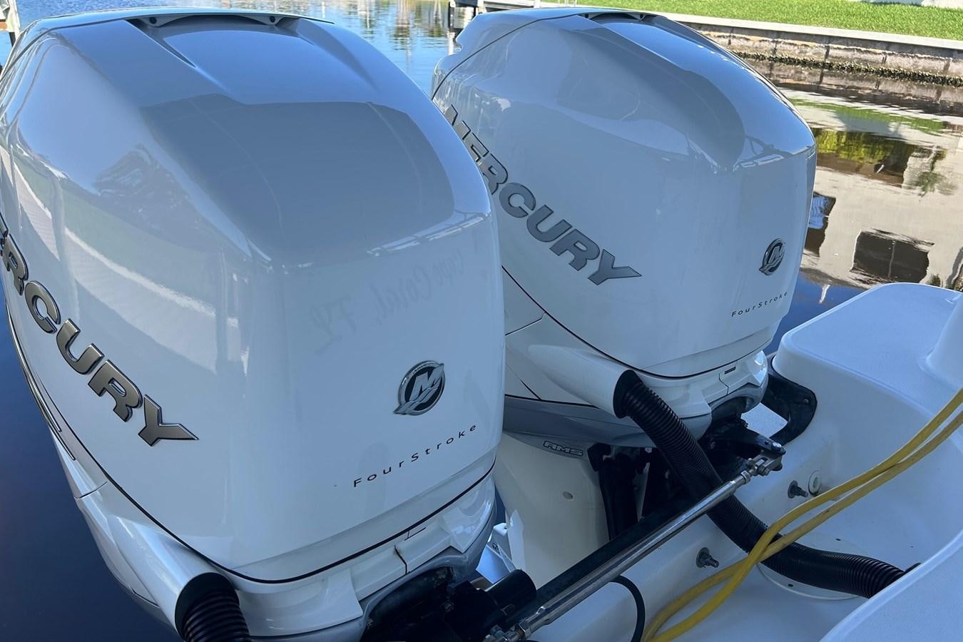 a couple of white helmets aboard B Yacht for Sale