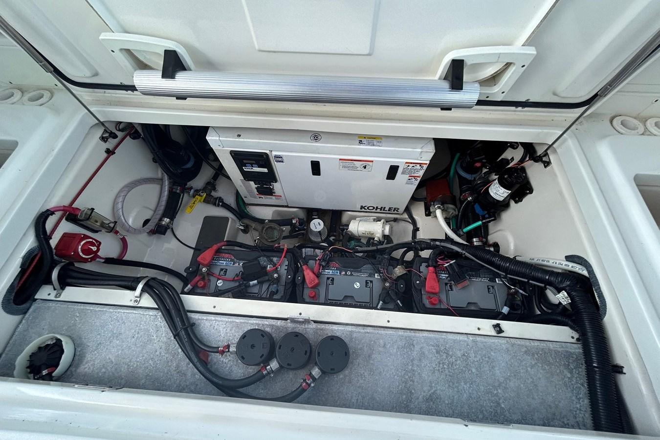 a machine with wires aboard B Yacht for Sale