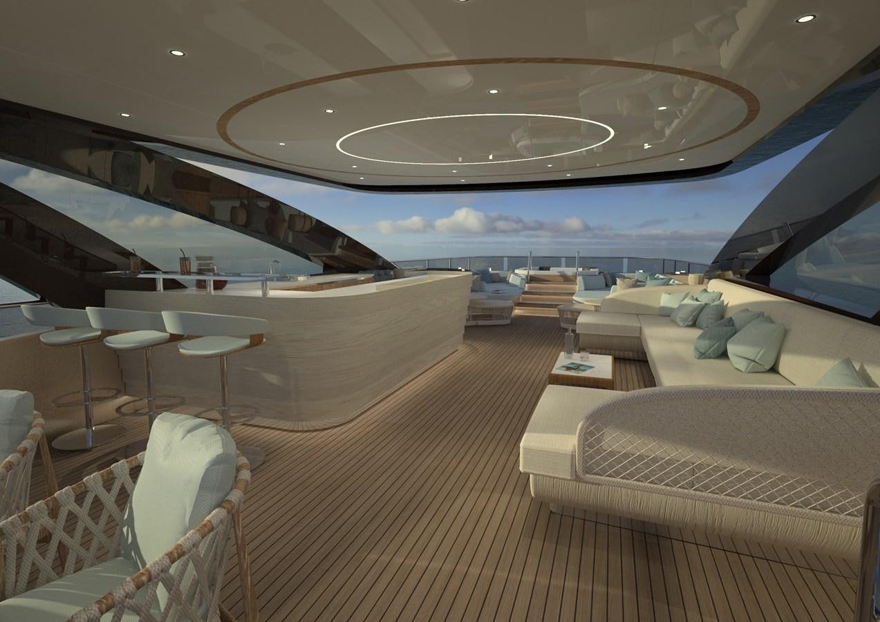 inside of a ship aboard ANJELIF Yacht for Sale