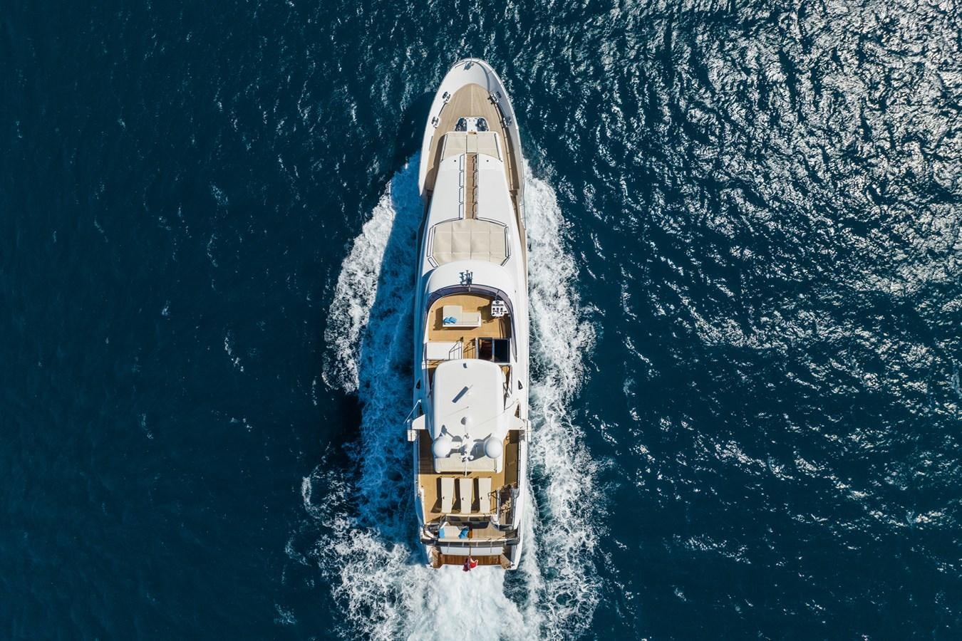 a ship in the water aboard MY PARADIS Yacht for Sale