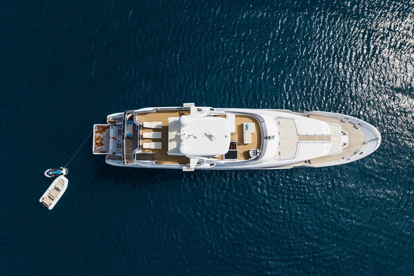 a space ship in the water aboard MY PARADIS Yacht for Sale