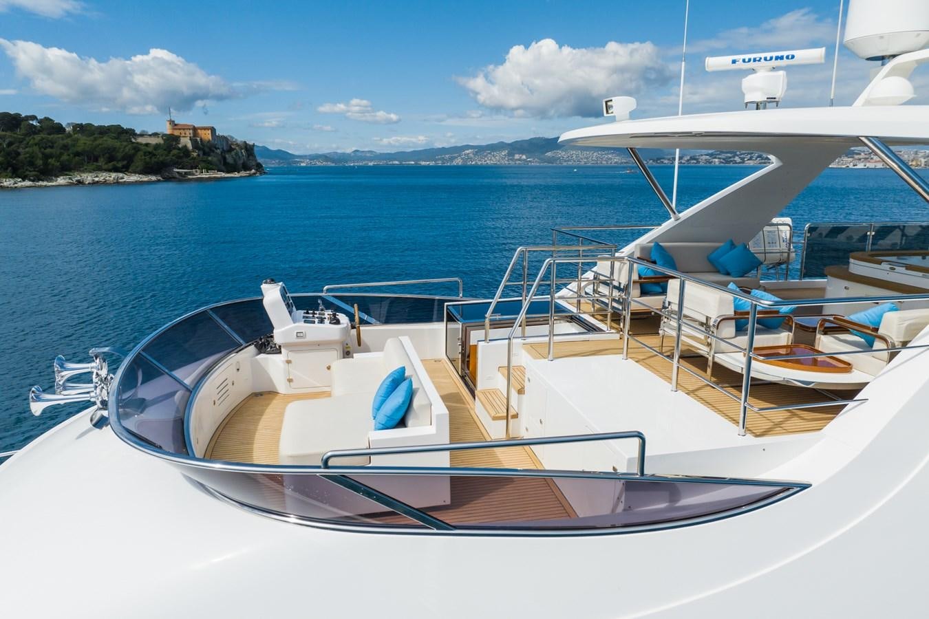 a boat on the water aboard MY PARADIS Yacht for Sale