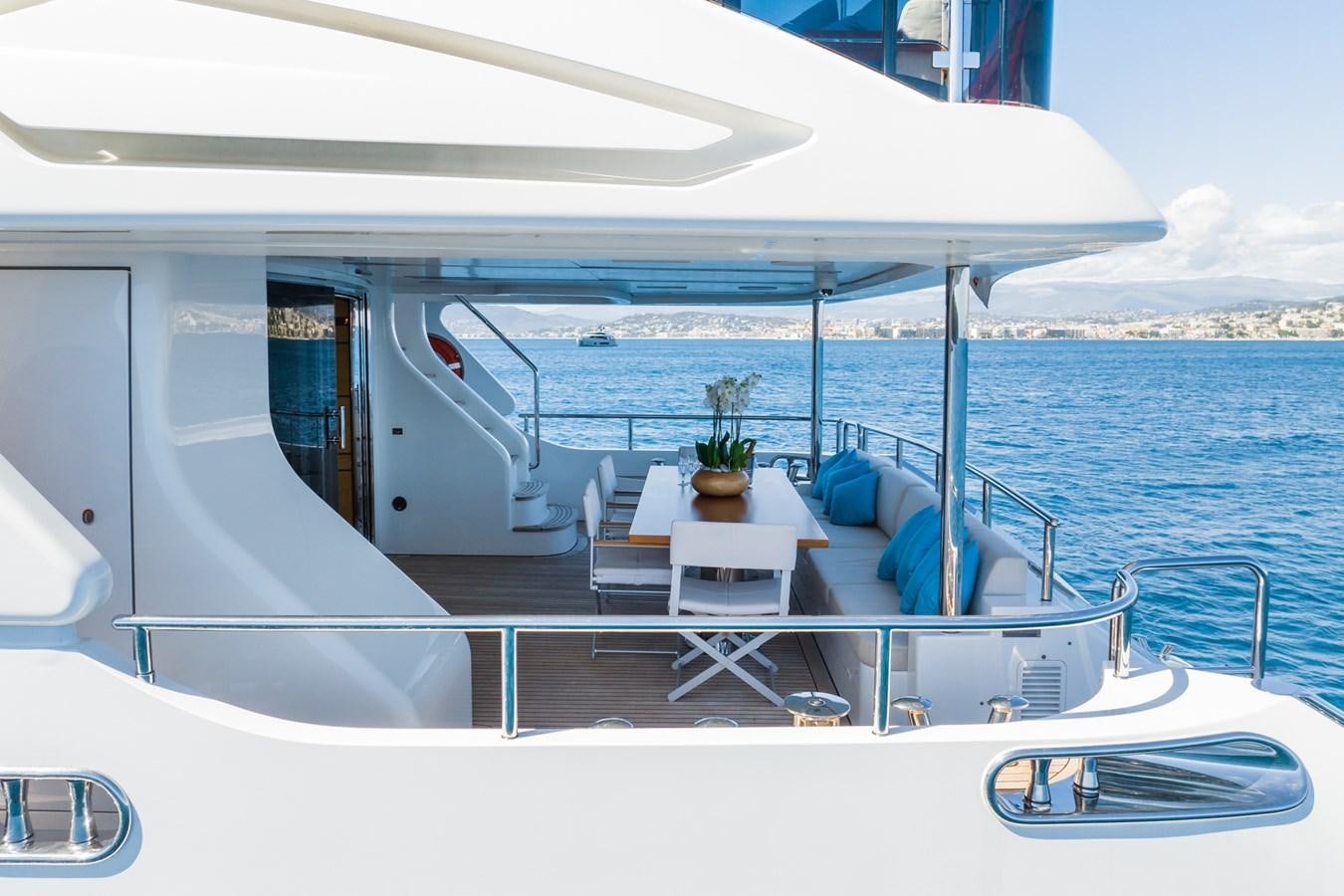 a boat on the water aboard MY PARADIS Yacht for Sale