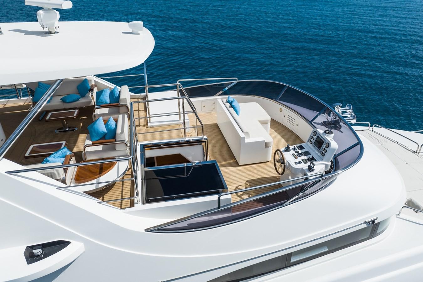 a boat with a motor attached aboard MY PARADIS Yacht for Sale