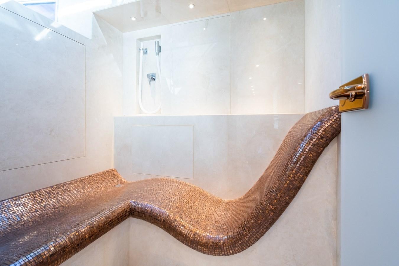 a towel on a counter aboard MY PARADIS Yacht for Sale