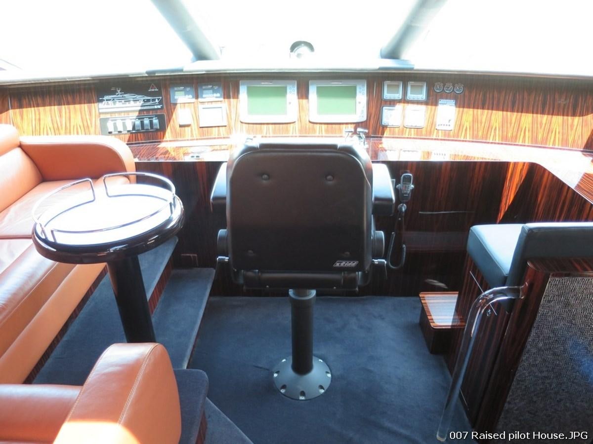 a chair in a bus aboard VICTORIOUS Yacht for Sale