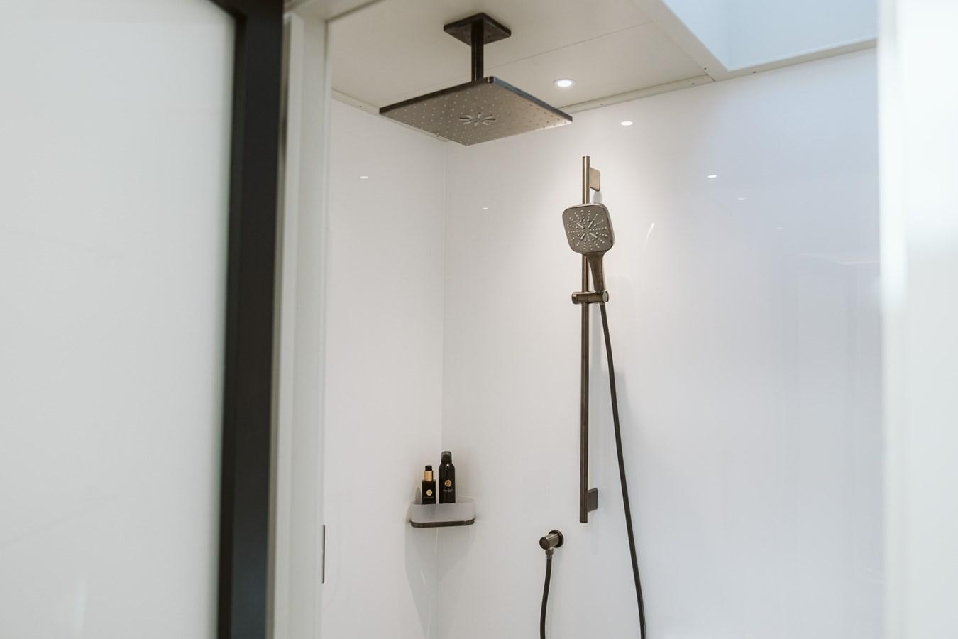 a light fixture on a wall aboard SCINTILLA MARIS Yacht for Sale