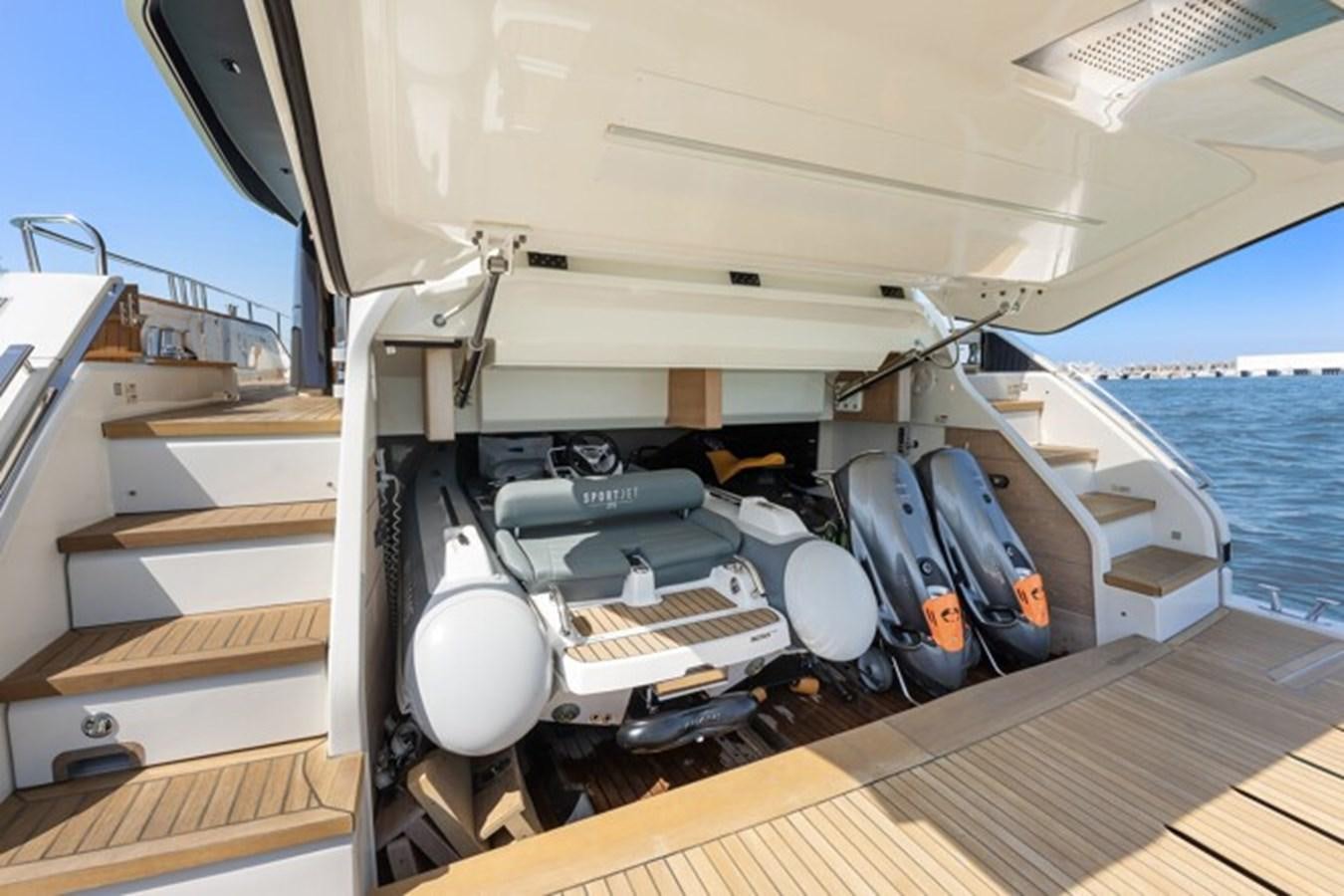 a boat with a large machine aboard MOSHE Yacht for Sale