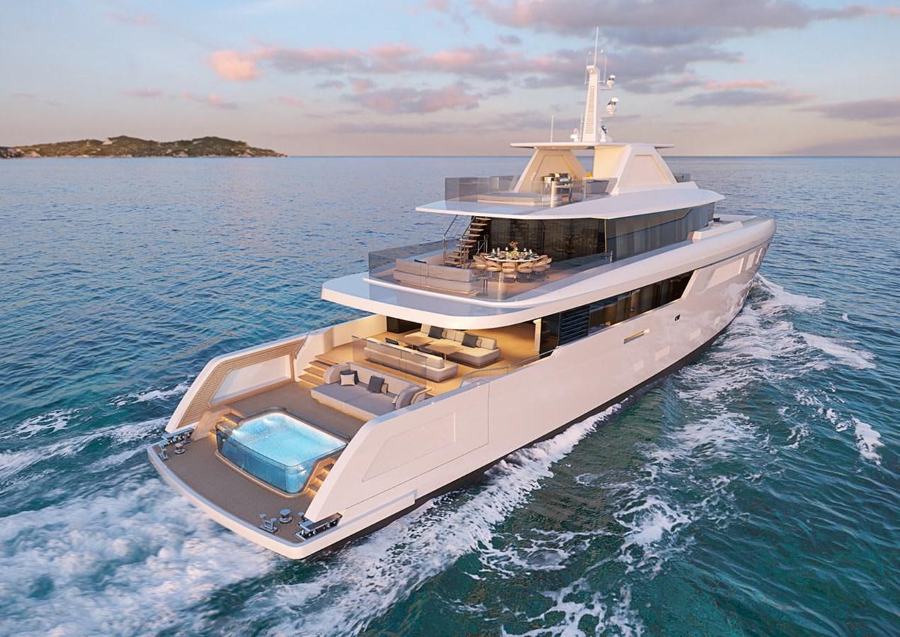 a boat on the water aboard VITRUVIUS Yacht for Sale