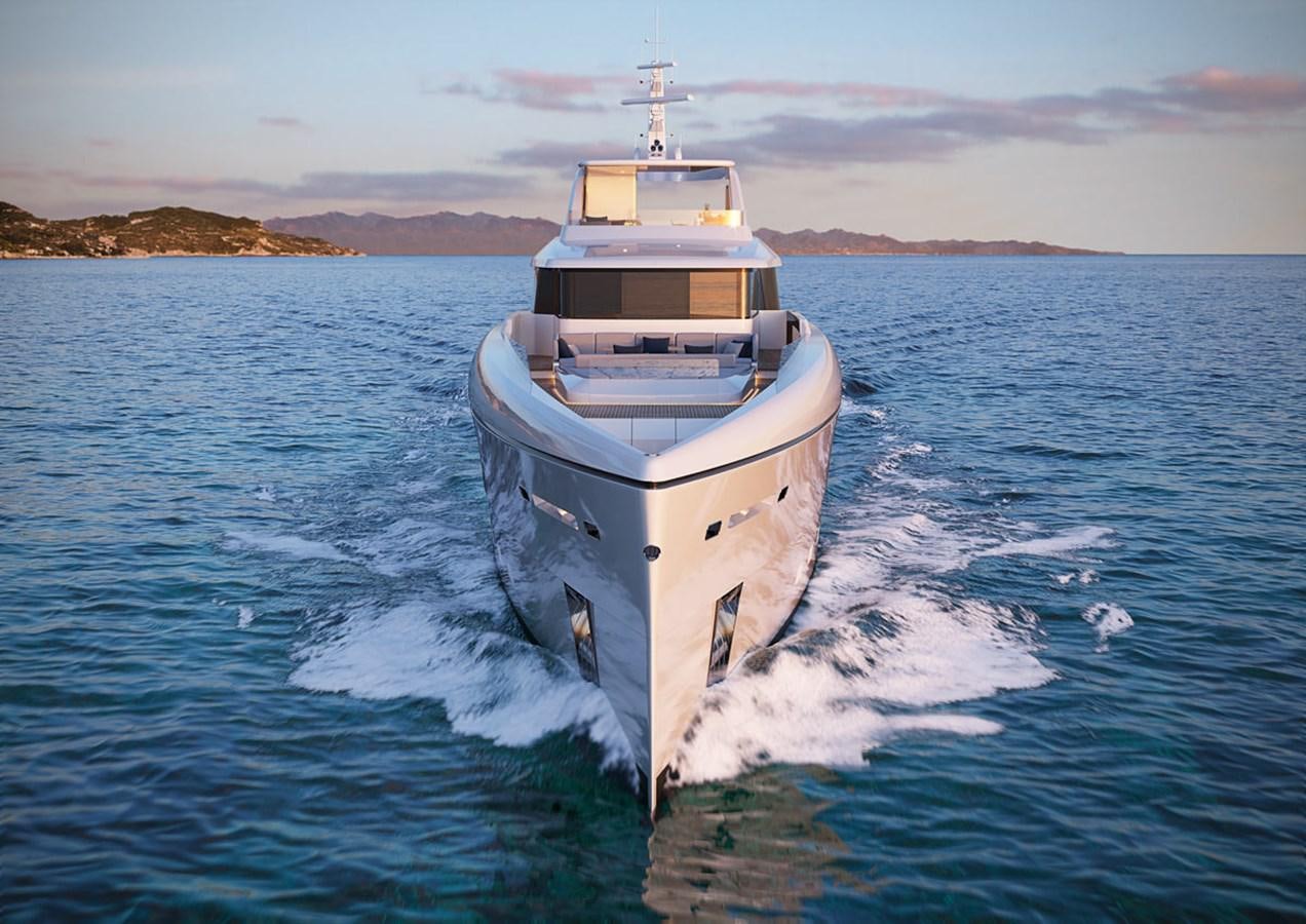 a boat on the water aboard VITRUVIUS Yacht for Sale