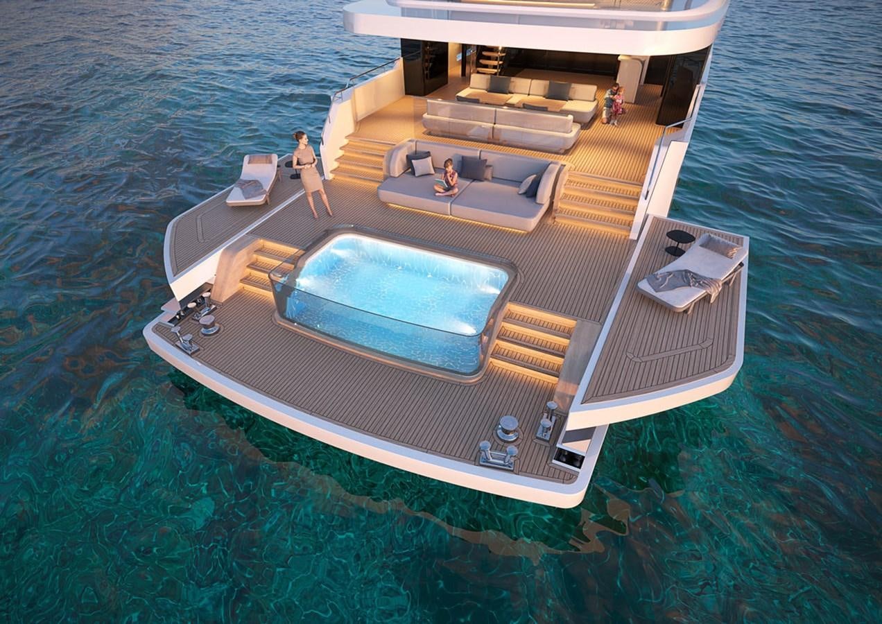 a boat on the water aboard VITRUVIUS Yacht for Sale