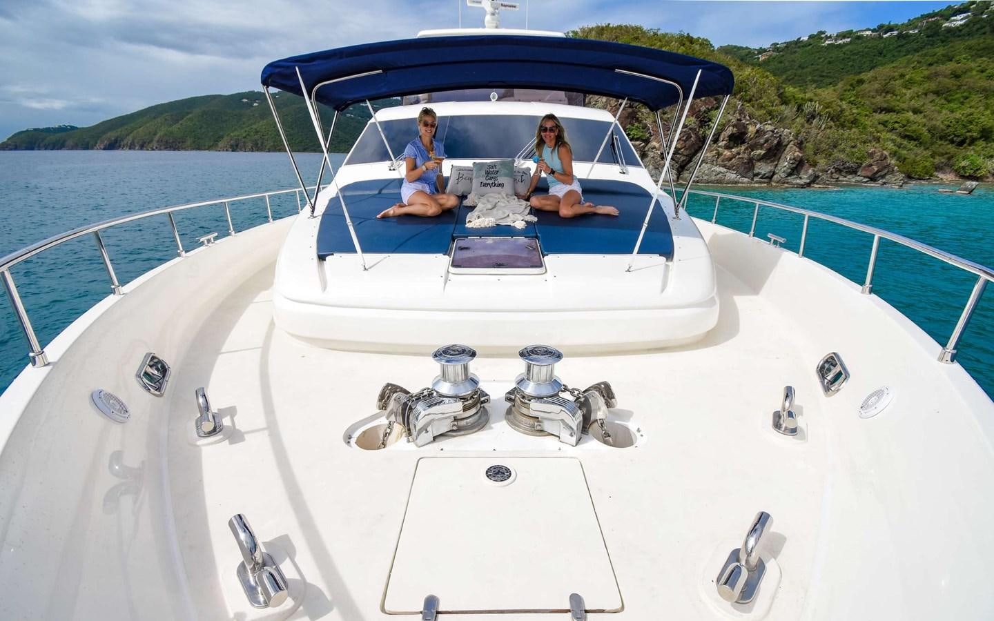 people on a boat aboard FER88117B606 Yacht for Sale
