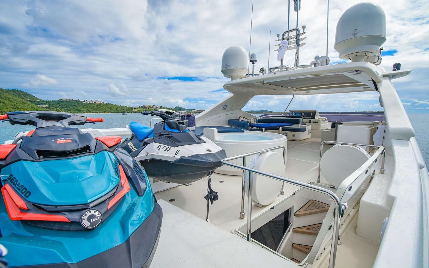 a boat with many boats on it aboard FER88117B606 Yacht for Sale