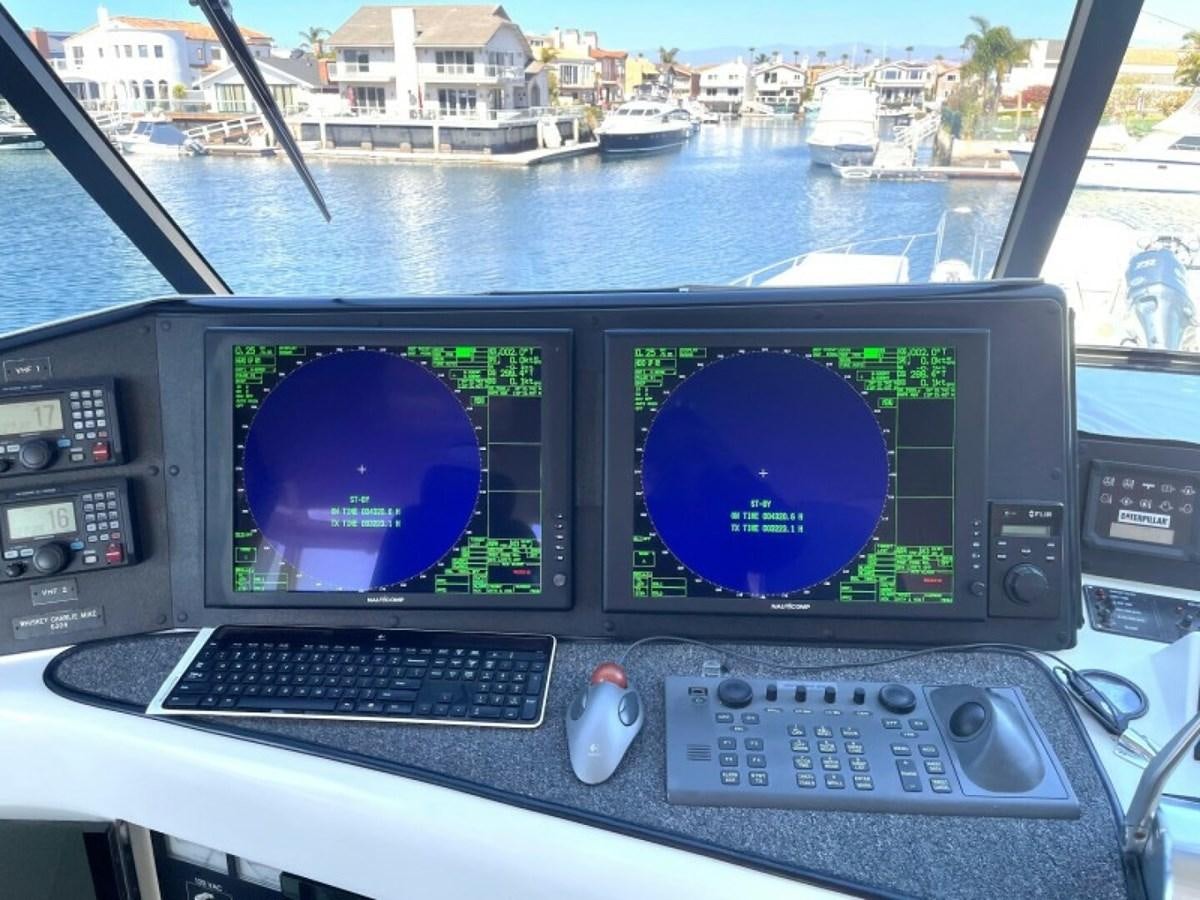 graphical user interface aboard AFTER MIDNIGHT Yacht for Sale