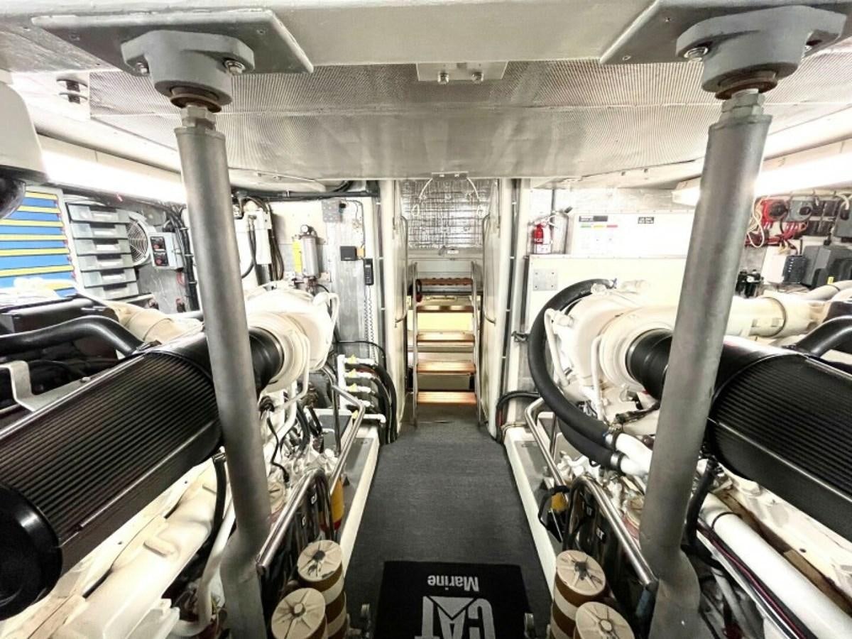 inside of a vehicle aboard AFTER MIDNIGHT Yacht for Sale