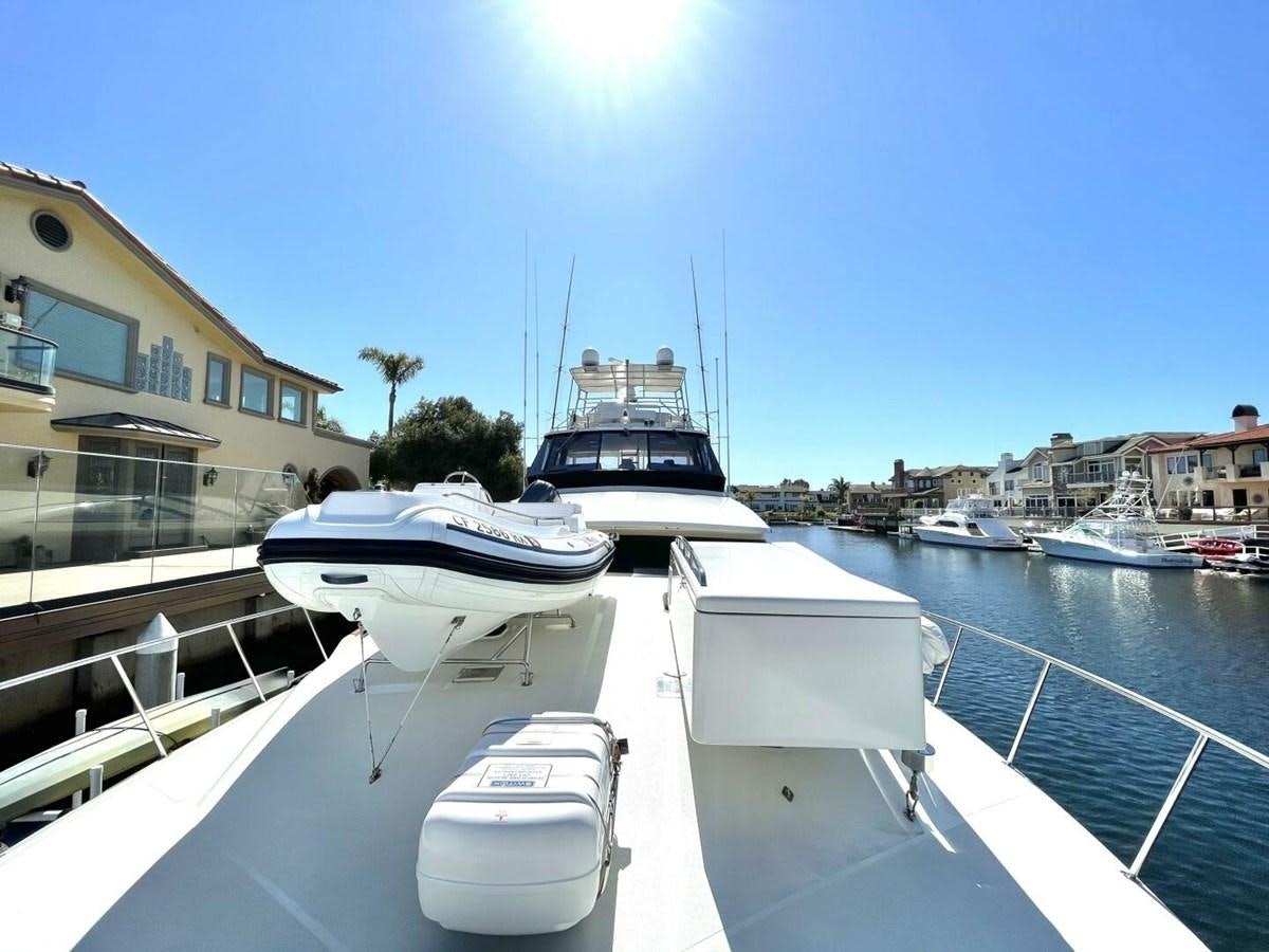a group of boats docked aboard AFTER MIDNIGHT Yacht for Sale