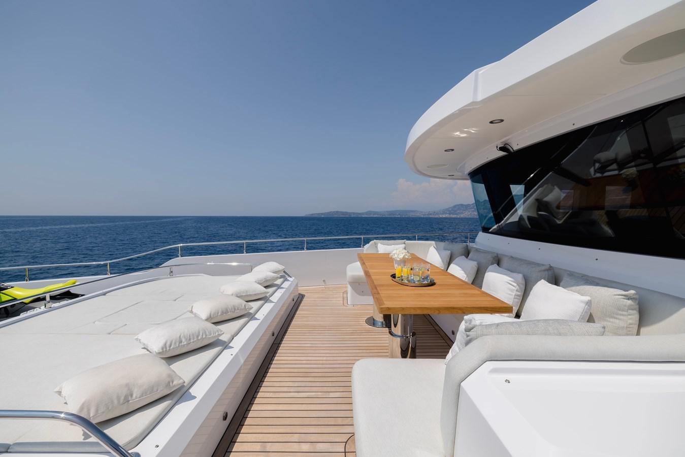 a boat on the water aboard MAJESTY 111 Yacht for Sale