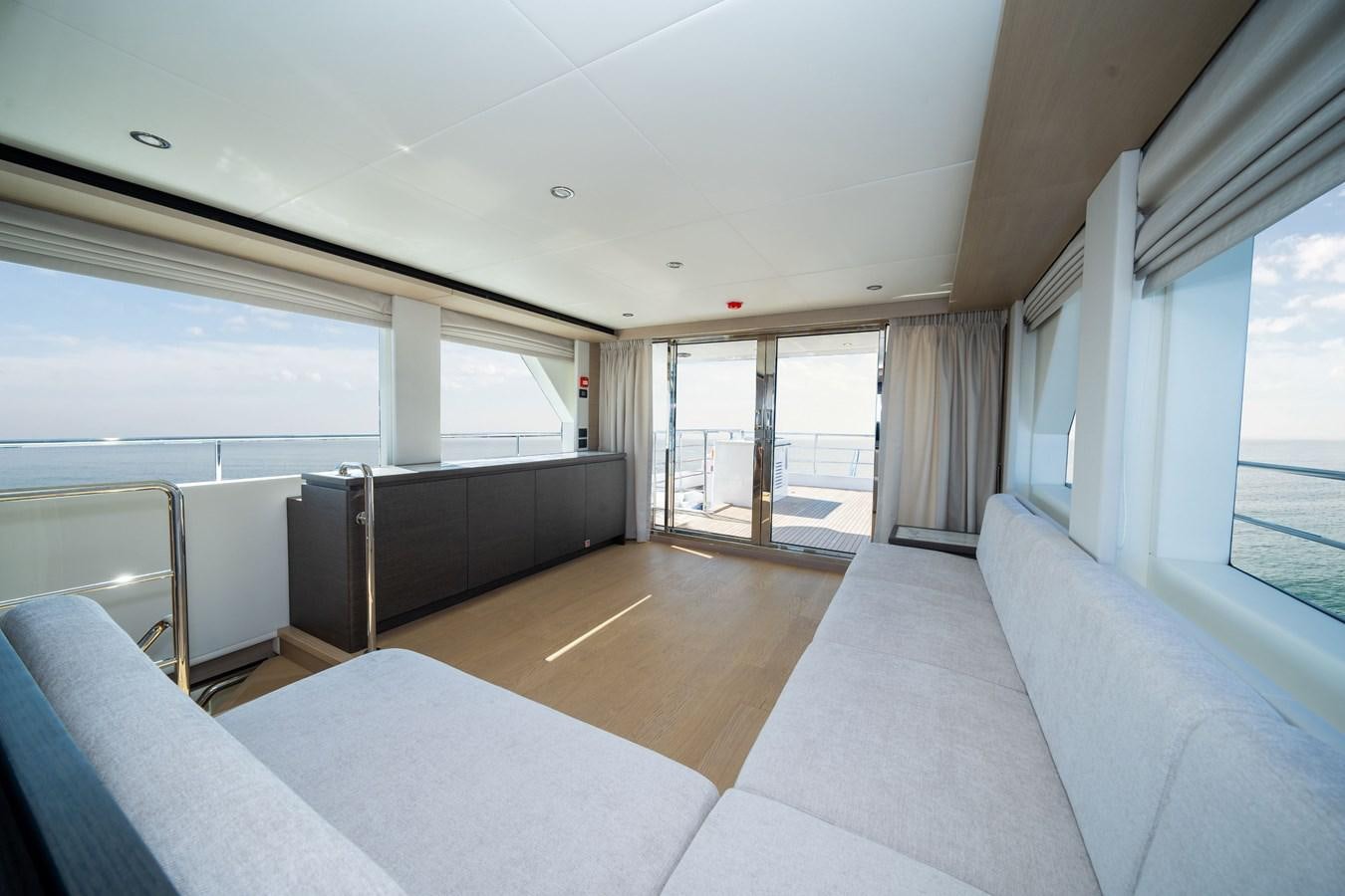 inside of a car aboard #4 NOMAD 75 SUV Yacht for Sale