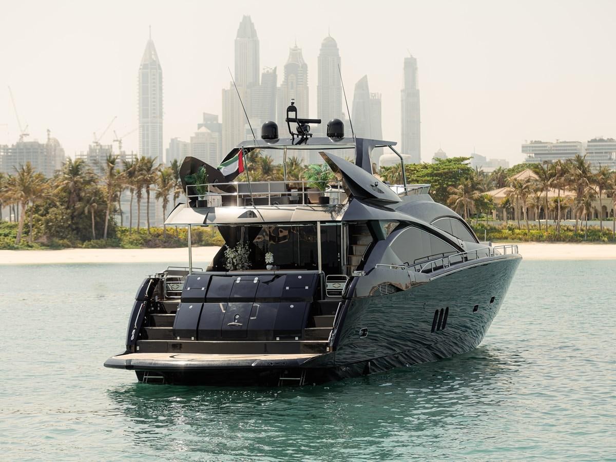 a boat on the water aboard MATRIX Yacht for Sale
