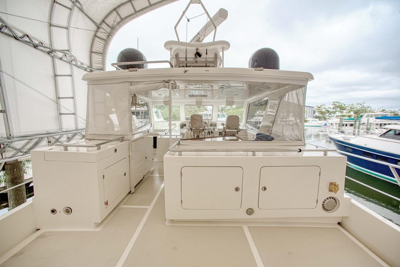a large white machine aboard RODE RUNNER II Yacht for Sale