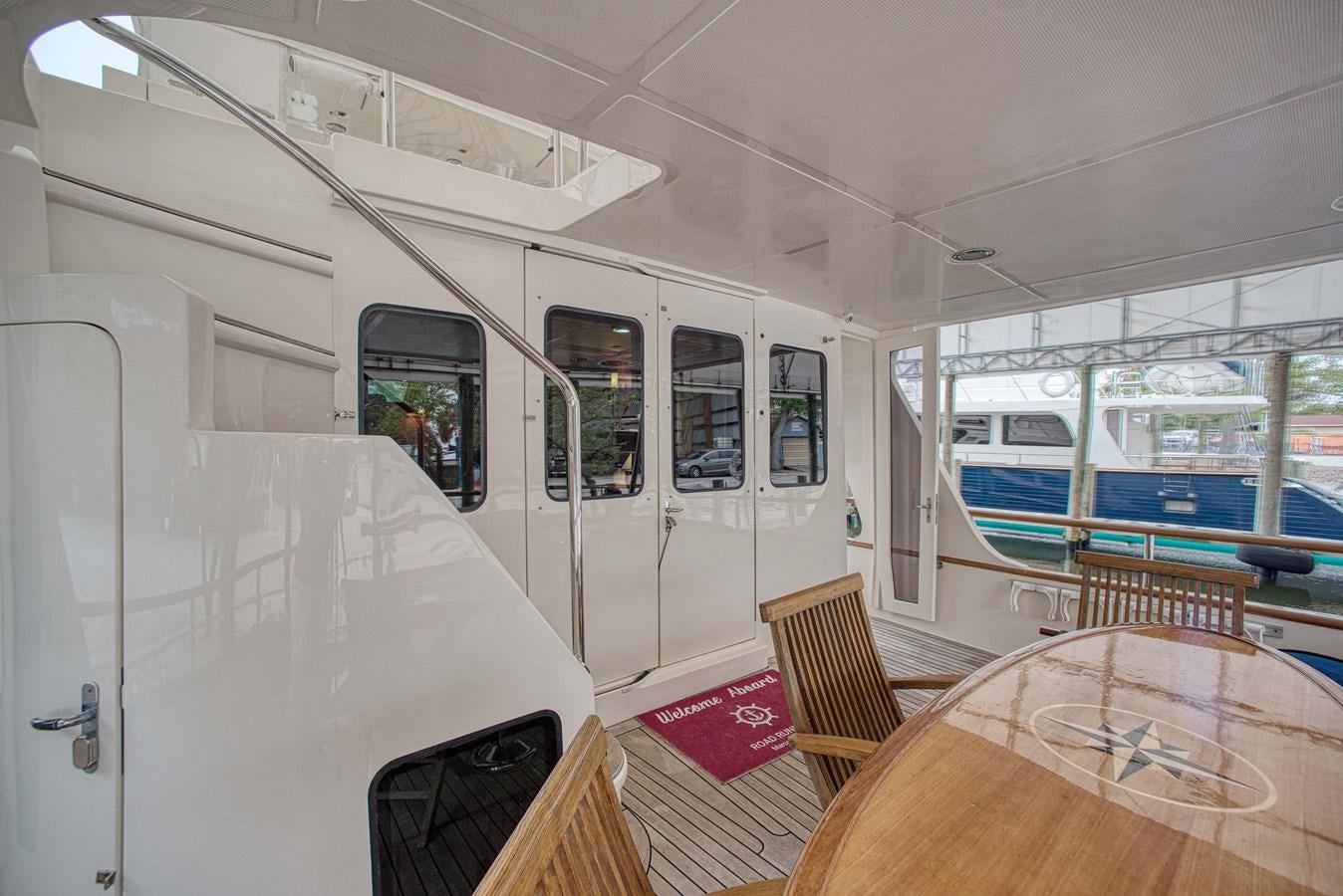 inside of a vehicle aboard RODE RUNNER II Yacht for Sale
