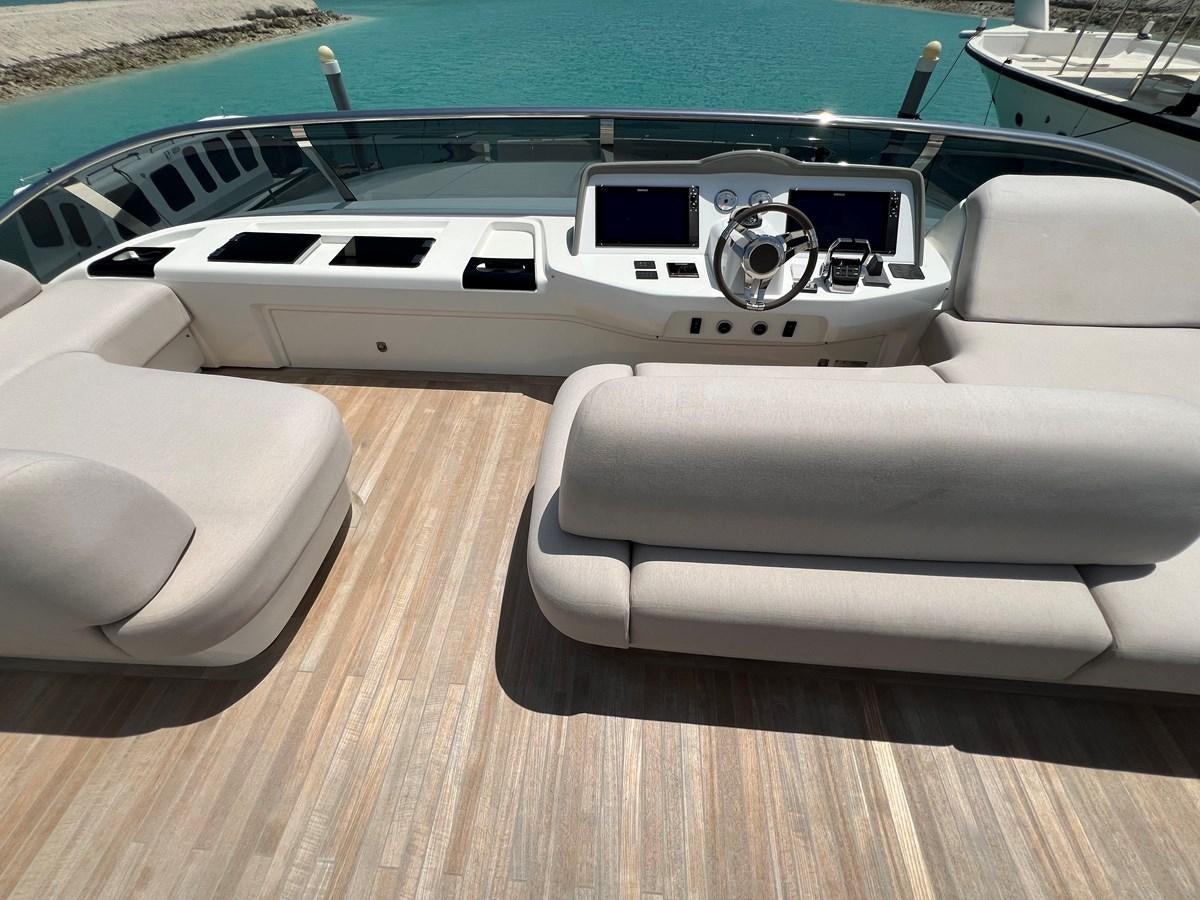 a white rectangular object with a black object on it aboard 2023 LAGOON 67 Yacht for Sale