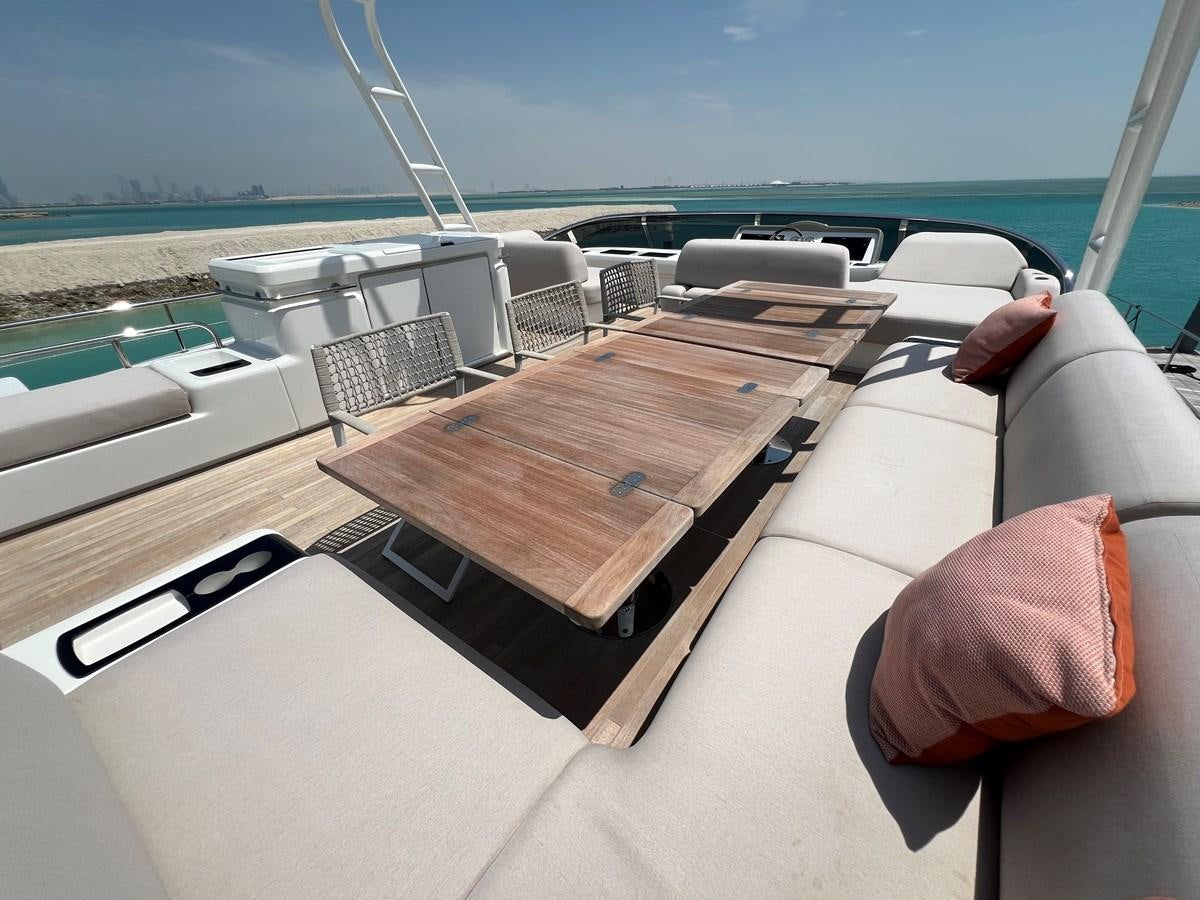 a table on a boat aboard 2023 LAGOON 67 Yacht for Sale