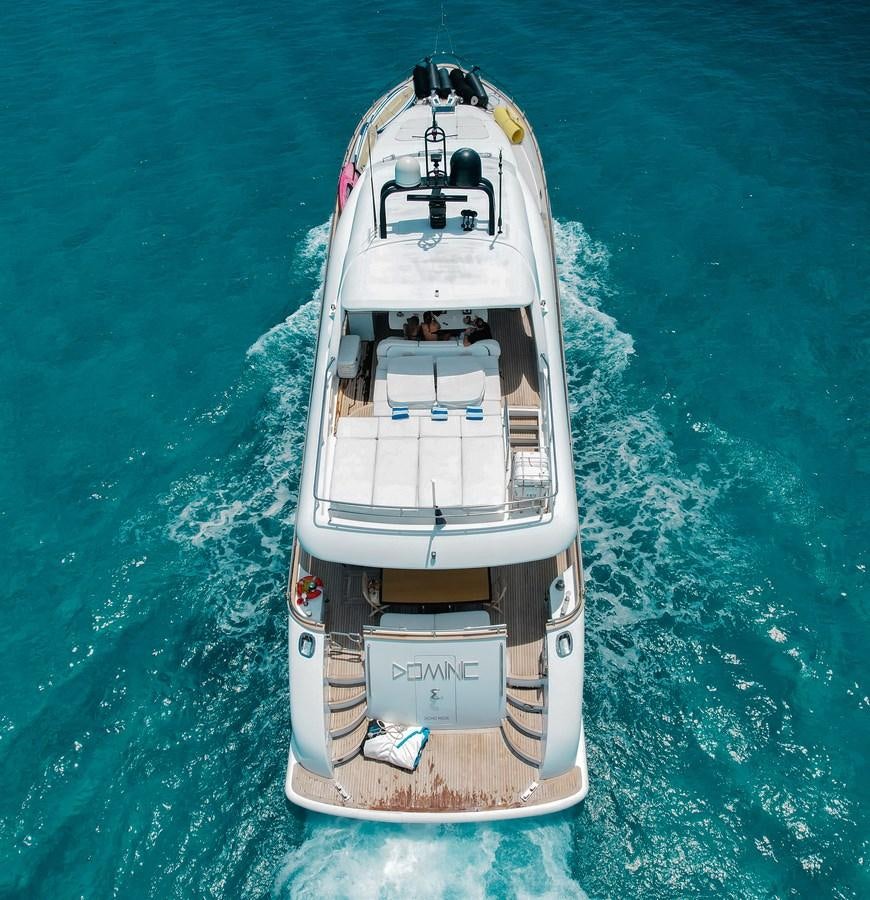 a ship in the water aboard DOMINIC  2008 MAIORA 27M @ PUERTO AVENTURAS Yacht for Sale