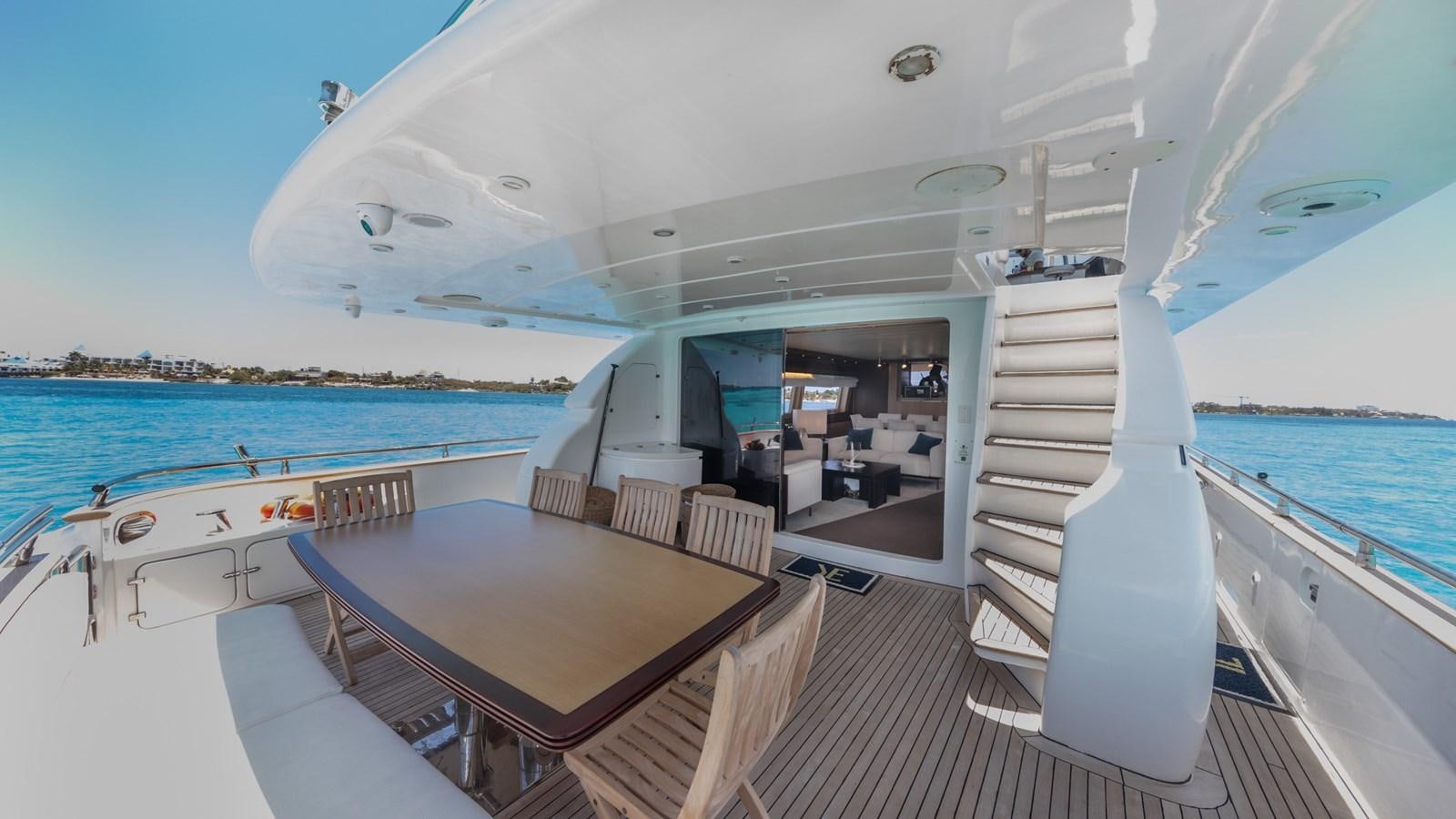 a boat on the water aboard DOMINIC  2008 MAIORA 27M @ PUERTO AVENTURAS Yacht for Sale