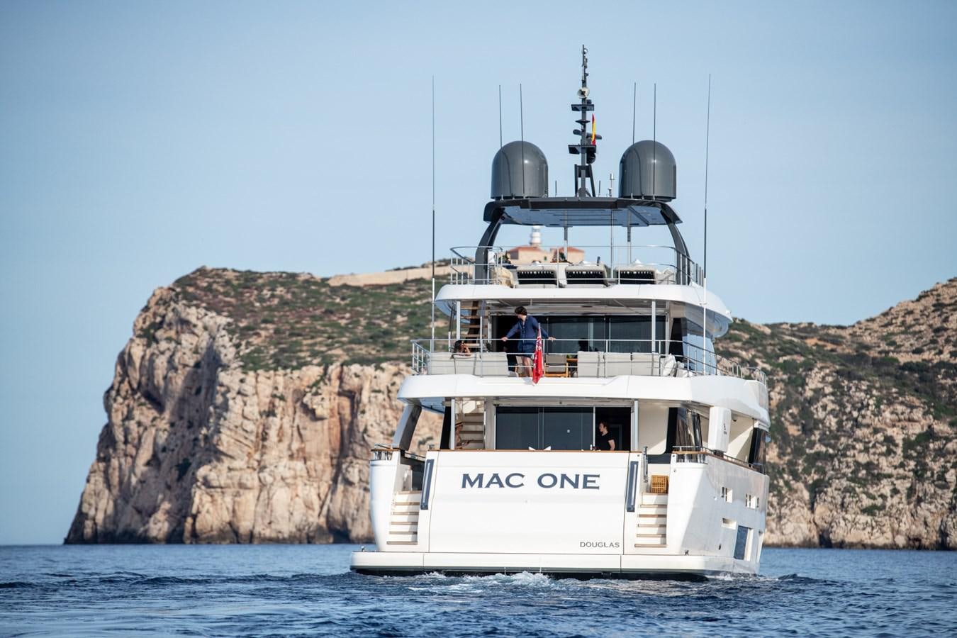 a boat on the water aboard MAC ONE Yacht for Sale