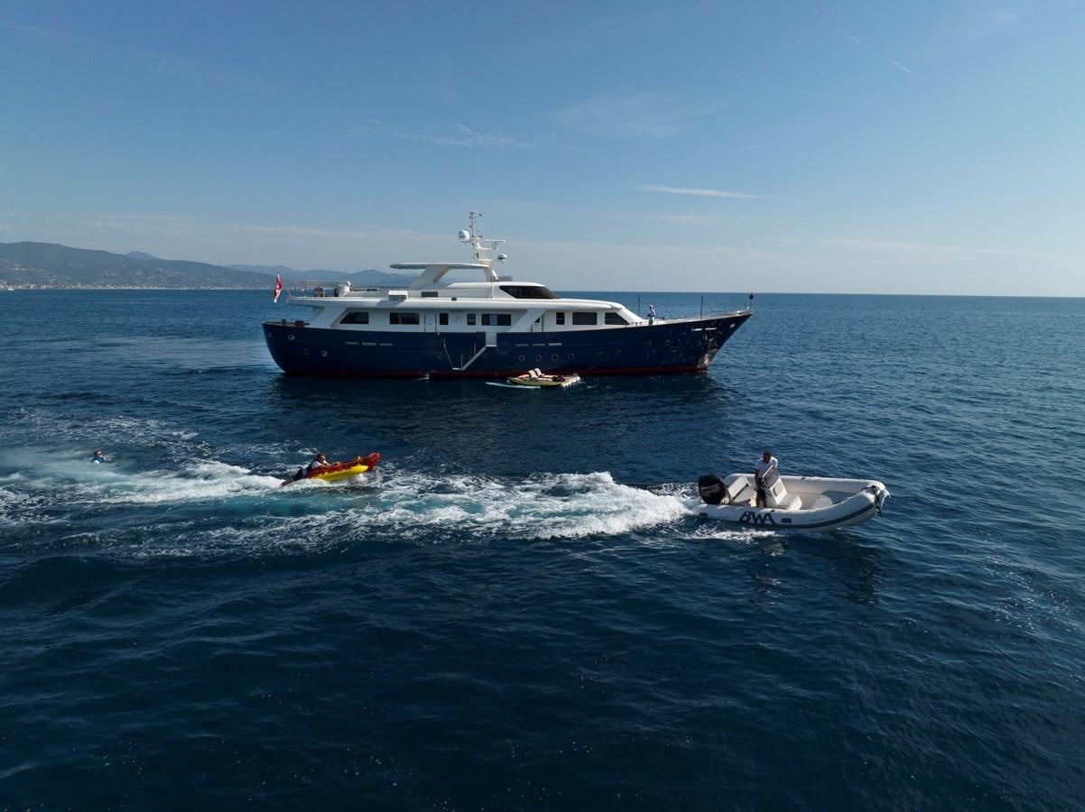 a boat and a boat in the water aboard DON CIRO Yacht for Sale