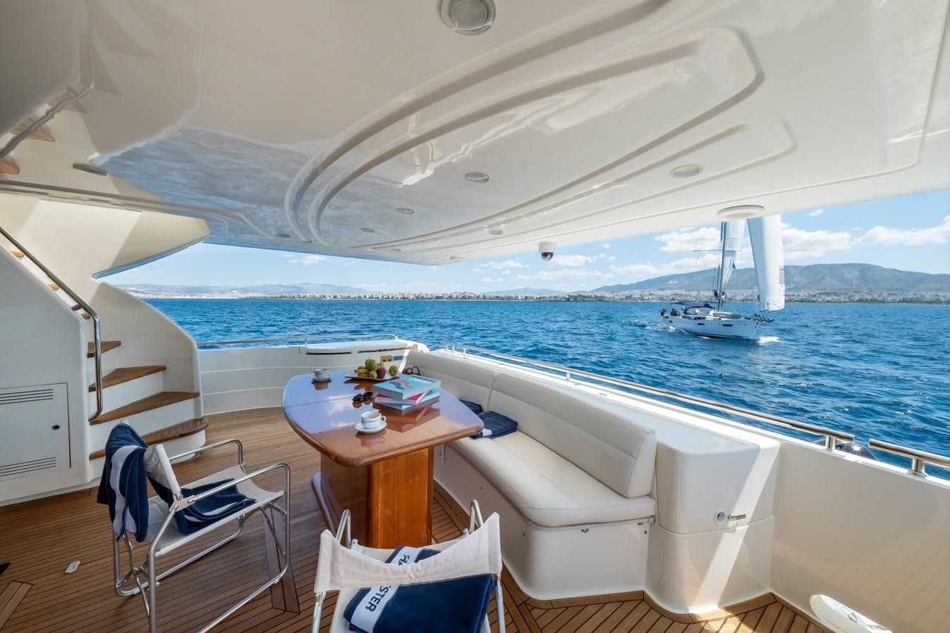 a boat on the water aboard HARVESTER Yacht for Sale