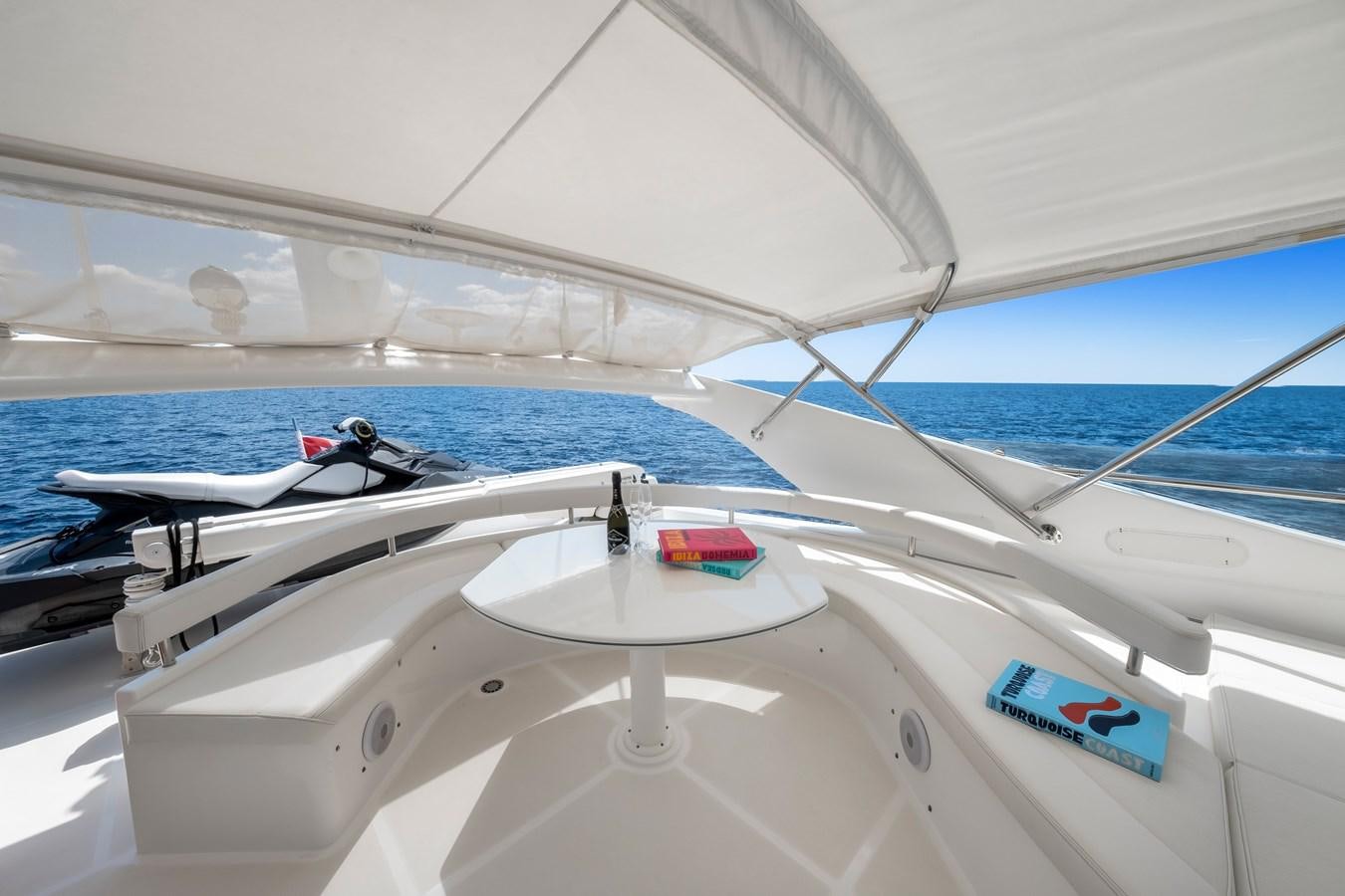 a boat on the water aboard HARVESTER Yacht for Sale