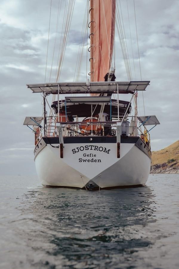 a boat in the water aboard SJOSTROM Yacht for Sale