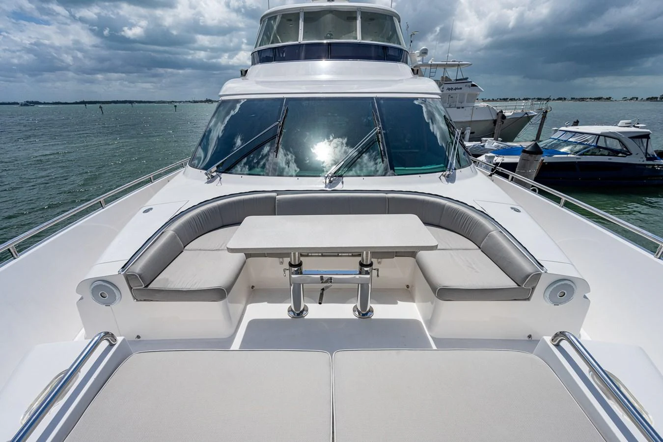 a boat on the water aboard MOIRA CINCO Yacht for Sale