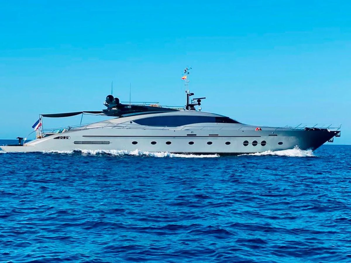 a boat on the water aboard ESCAPE Yacht for Sale