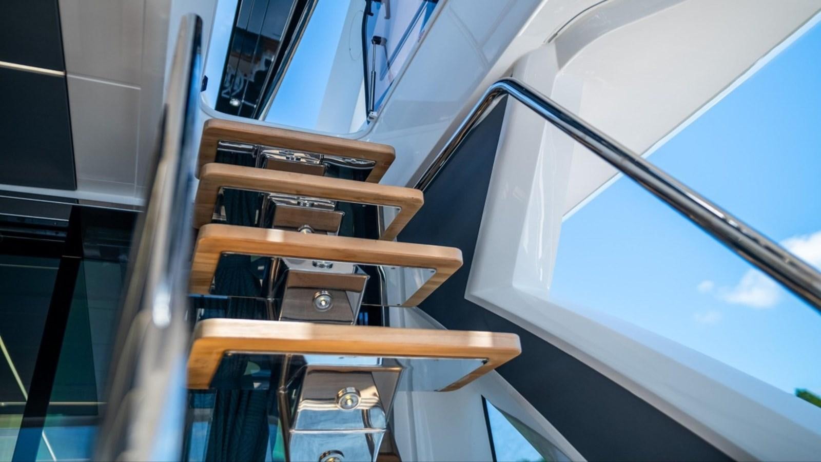 a wooden structure with a metal frame aboard 76 YACHT Yacht for Sale
