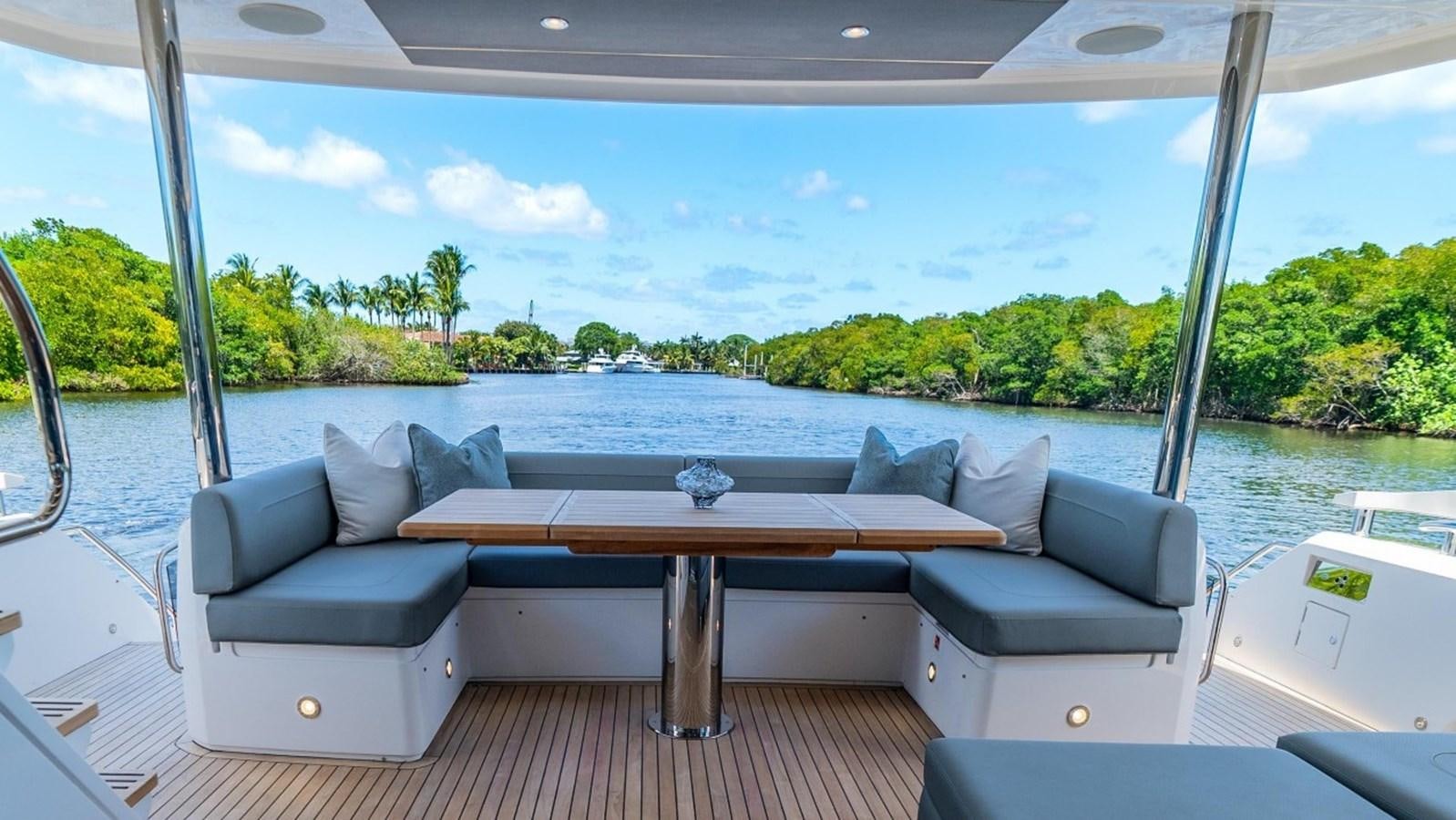 a table on a boat aboard 76 YACHT Yacht for Sale